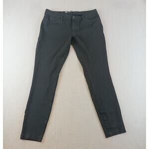 Kut from the Kloth Womens Mia Toothpick Skinny Black Pants Sz 10